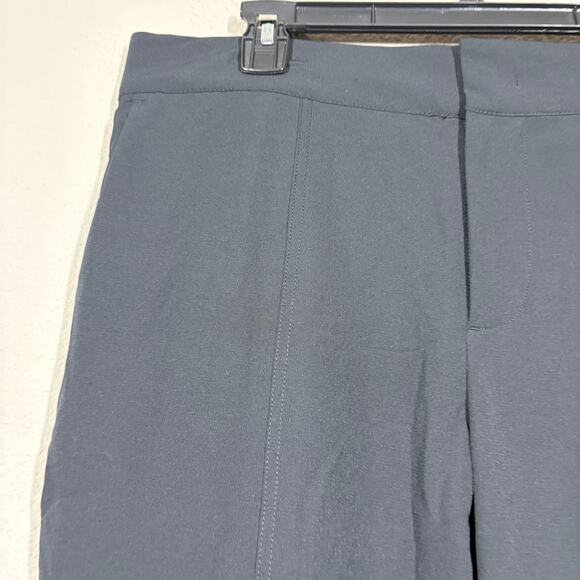 Mondetta 10 High Rise Comfort Stretch Dress Pants Black Ankle Length Pockets - Picture 3 of 8